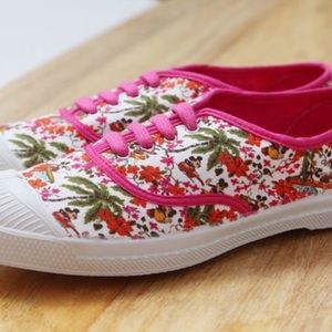Disney Bensimon Sneakers 7 Floral Pink Hidden Mickey Minnie